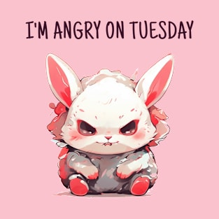 Angry tuesday rabbit T-Shirt