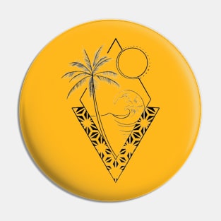 Beach Art Pin