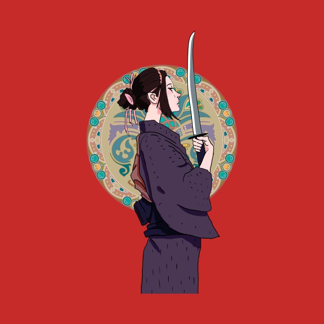 Samurai girl by Artofokan