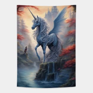 fantasy unicorn Tapestry