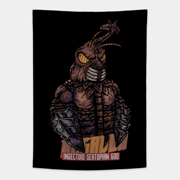 Megalon Tapestry by kimikodesign