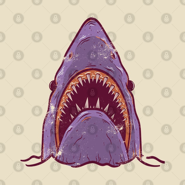 Shark head Design T-shirt STICKERS CASES MUGS WALL ART NOTEBOOKS PILLOWS TOTES TAPESTRIES PINS MAGNETS MASKS by TORYTEE