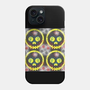 Funky Abstract Skull Art Phone Case