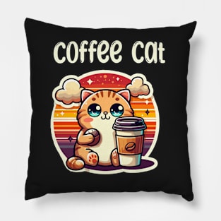 Coffee Cat Pillow