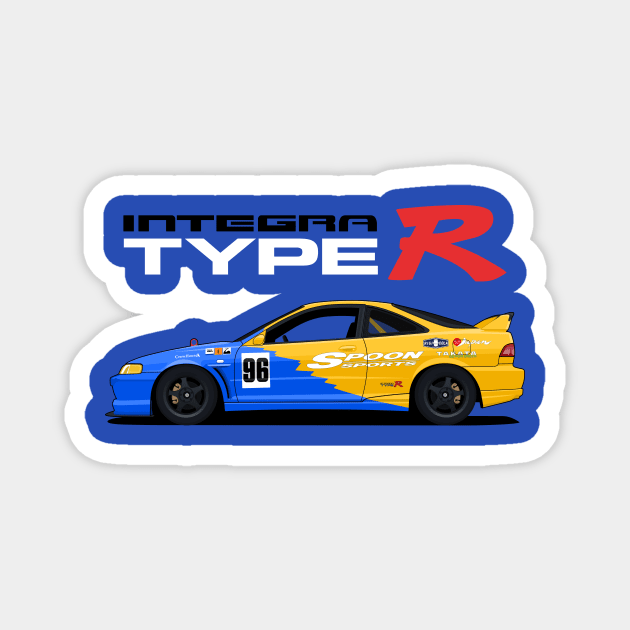 Integra Type R Spoon Sports Magnet by masjestudio