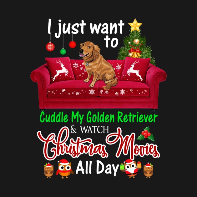 I Want To Cuddle My Golden Retriever _ Watch Christmas Movies by Dunnhlpp