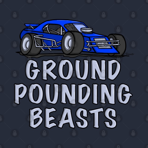 Race Car GROUND POUNDING BEASTS by ScottyGaaDo