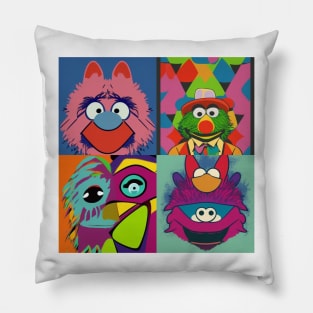 Muppetite Abstract Pillow