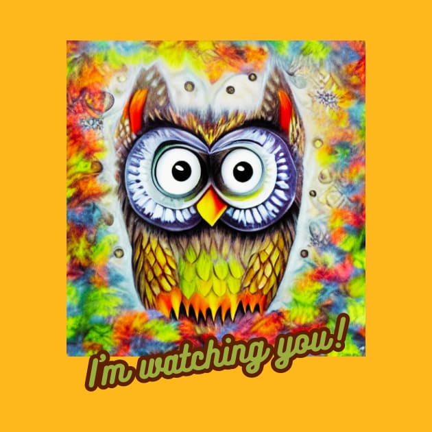 Colorful Owl by Skandynavia Cora