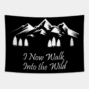 Into The Wild - Christopher Mccandless Inspirational Quote Tapestry