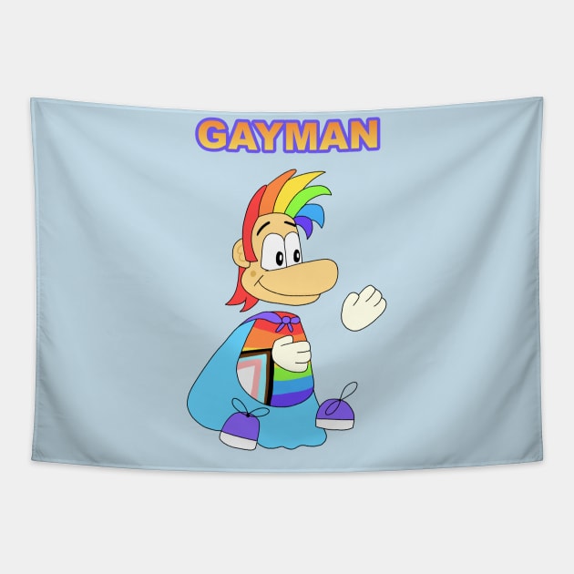 Gayman Tapestry by memeowgifts