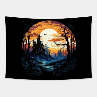 Haunted House Tapestry