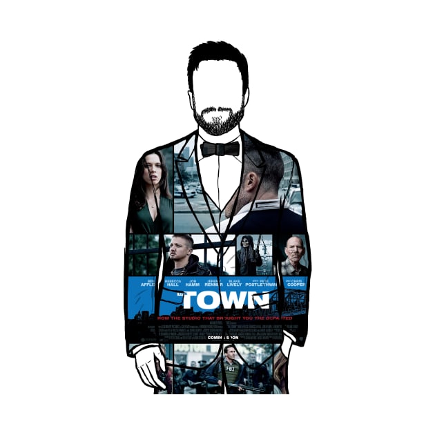 A portrait of Ben Affleck director of The Town by Youre-So-Punny