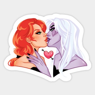 Delena Rain Kiss Sticker for Sale by Sofmacias