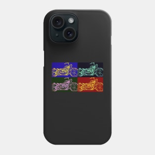 Motorcycle abstract art Phone Case