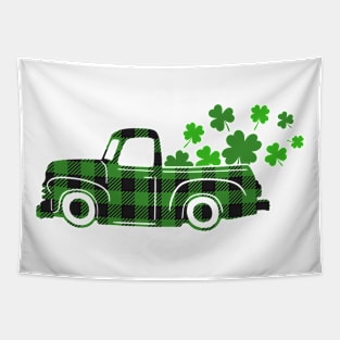 St Patrick's Day Truck Tapestry