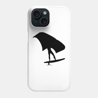 Wing surfer wing surfing with foil wing Phone Case