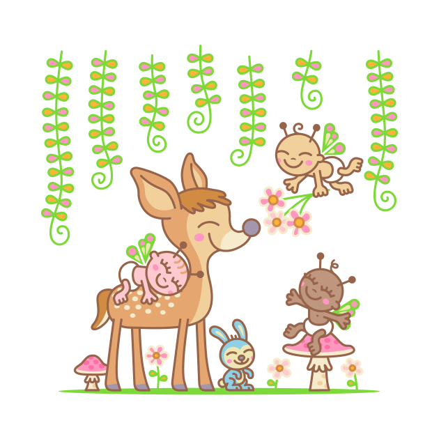 Little Deer and Friends by byTxemaSanz