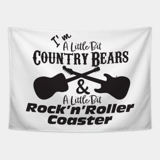 Little Bit Country Bears - Little Bit Rock'n'Roller Coaster Tapestry