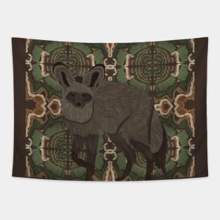 African Bat Eared Fox | African Wildlife Tapestry