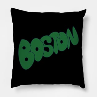 Boston Green Bubbles Pillow