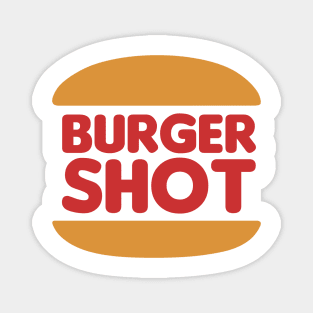Burger Shot Classic Parody Logo – GTA-Inspired Design Magnet
