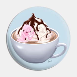 Hot Chocolate Marshmallows Pin