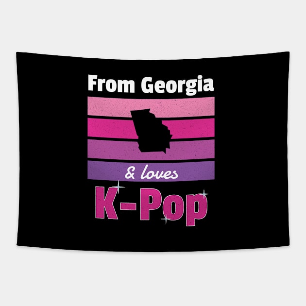 From Georgia and loves K-Pop Tapestry by WhatTheKpop