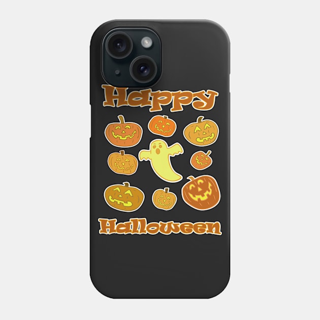 Happy Halloween #6 Phone Case by RockettGraph1cs