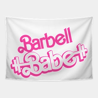 Barbell Babe Tapestry