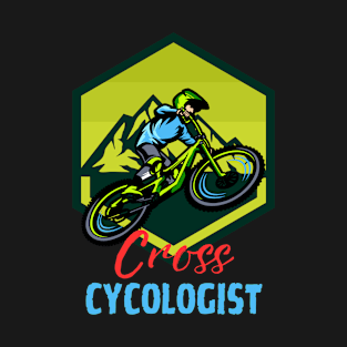 Cross Cycologist Downhill Mountain Bike T-Shirt