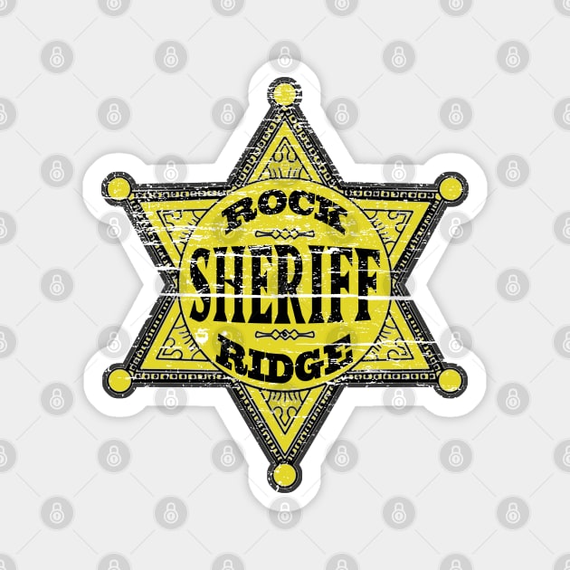 Rock Ridge Sheriff Magnet by PopCultureShirts