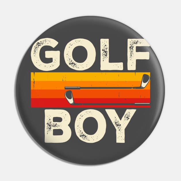 Golf Boy T Shirt For Women Men Pin by Pretr=ty