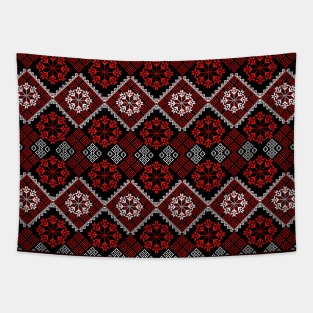 red flowers Tapestry