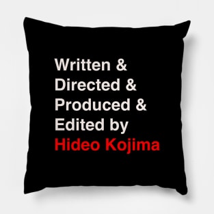 By Hideo Kojima Pillow