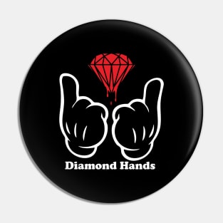 diamond hands Pin