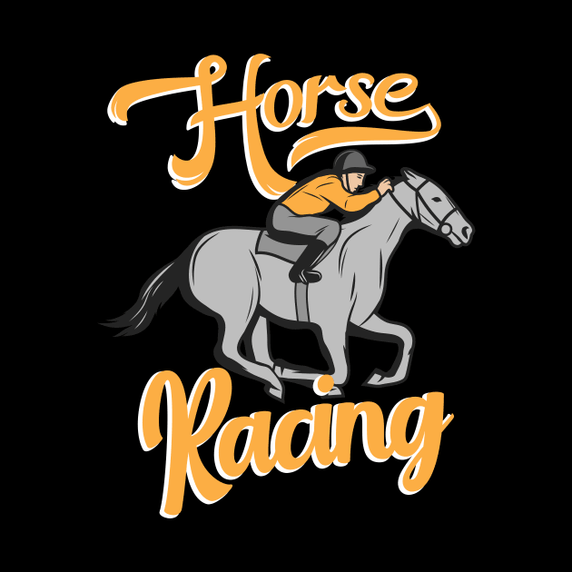 Horse Racing by Foxxy Merch