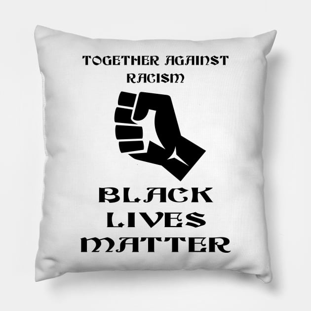 United Against Racism Pillow by DeVerviers