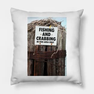 Fishing and Crabbing - Crisfield, MD Pillow