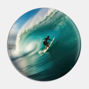 Surfing the perfect wave Pin