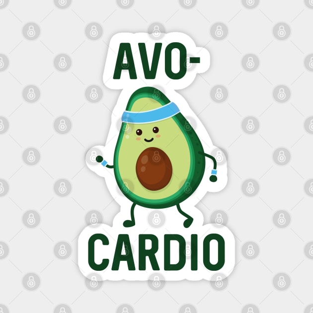 Avocardio Magnet by LuckyFoxDesigns