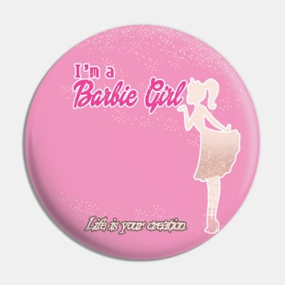 Barbie Girl Pin