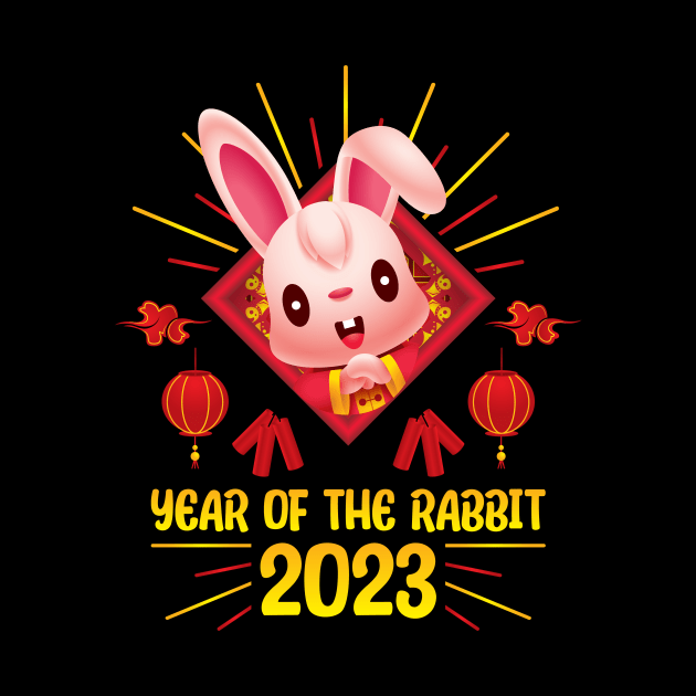 Good Luck Zodiac Happy Chinese New Year of the Rabbit by star trek fanart and more