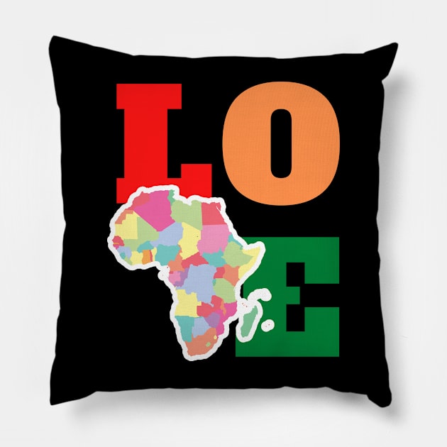 Love Africa Pillow by oneduystore