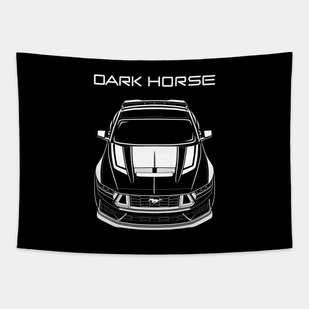 Mustang Dark Horse 2024 Tapestry by V8social