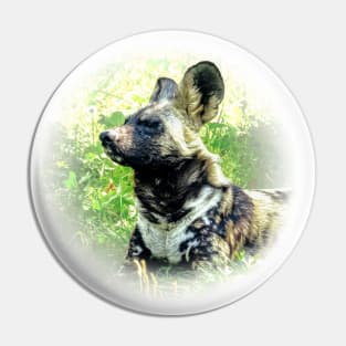 African wild dog Pin