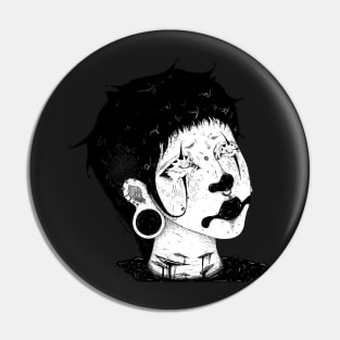 Sad Clown Pin