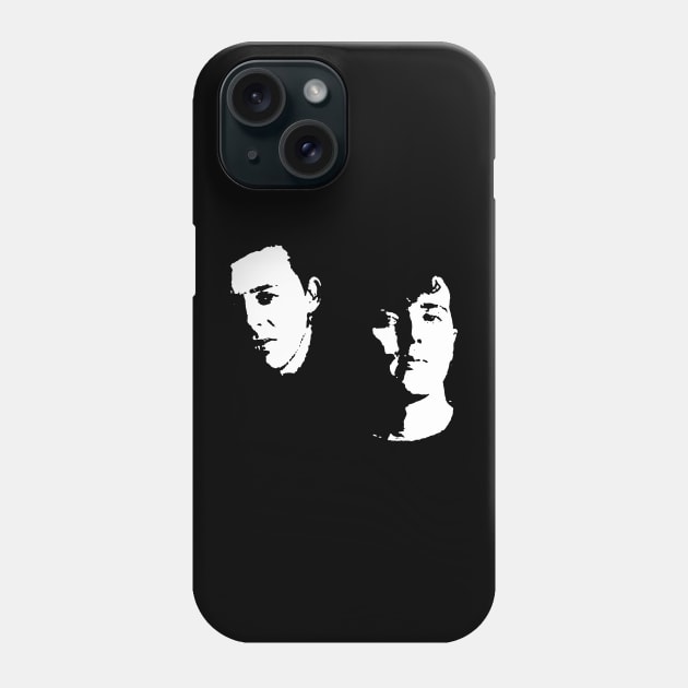 Tears For Fears pop art portrait Phone Case by Christyn Evans