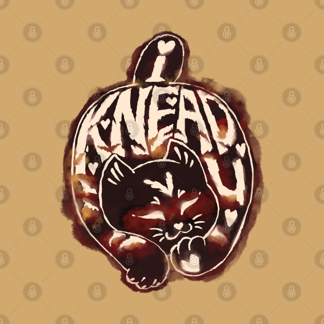 Knead U coffee cat by Still Winter Craft