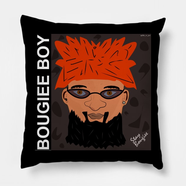 BOUGIEE BOY Pillow by Spikynbougiee